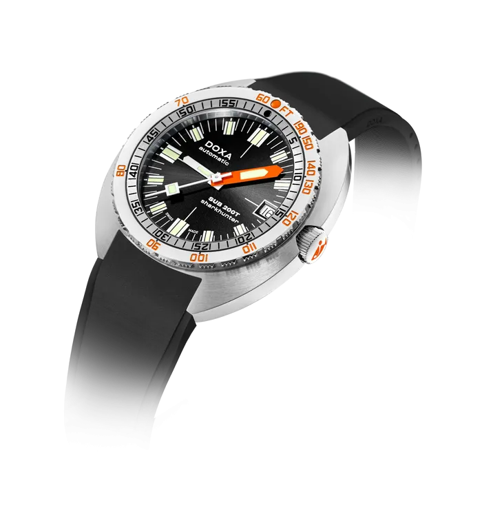 DOXA Sub 200T Sharkhunter Sunray Rubber - 804.10.101.10