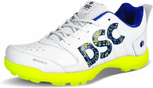 DSC Men's Beamer Cricket ShoesDSC Beamer Cricket Shoes Size 8 UK (Fluro Yellow-White), Beamer-Fluro Yellow-White-8