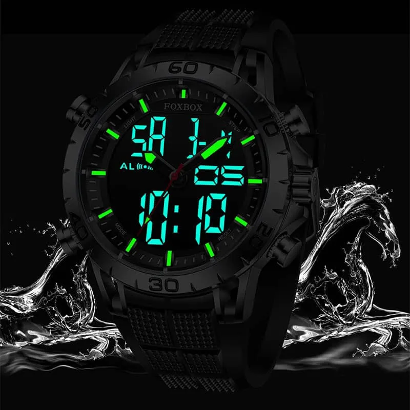 Dual Display Military Chronograph Watch