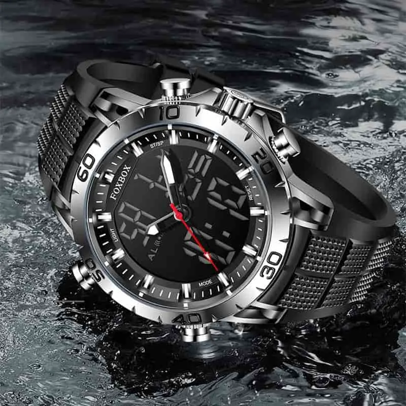 Dual Display Military Chronograph Watch