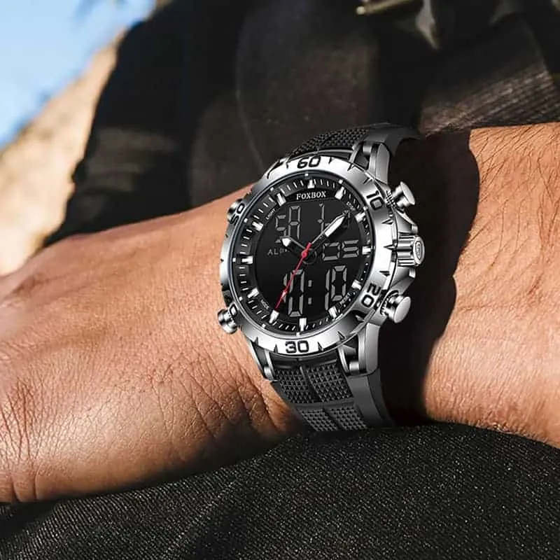 Dual Display Military Chronograph Watch