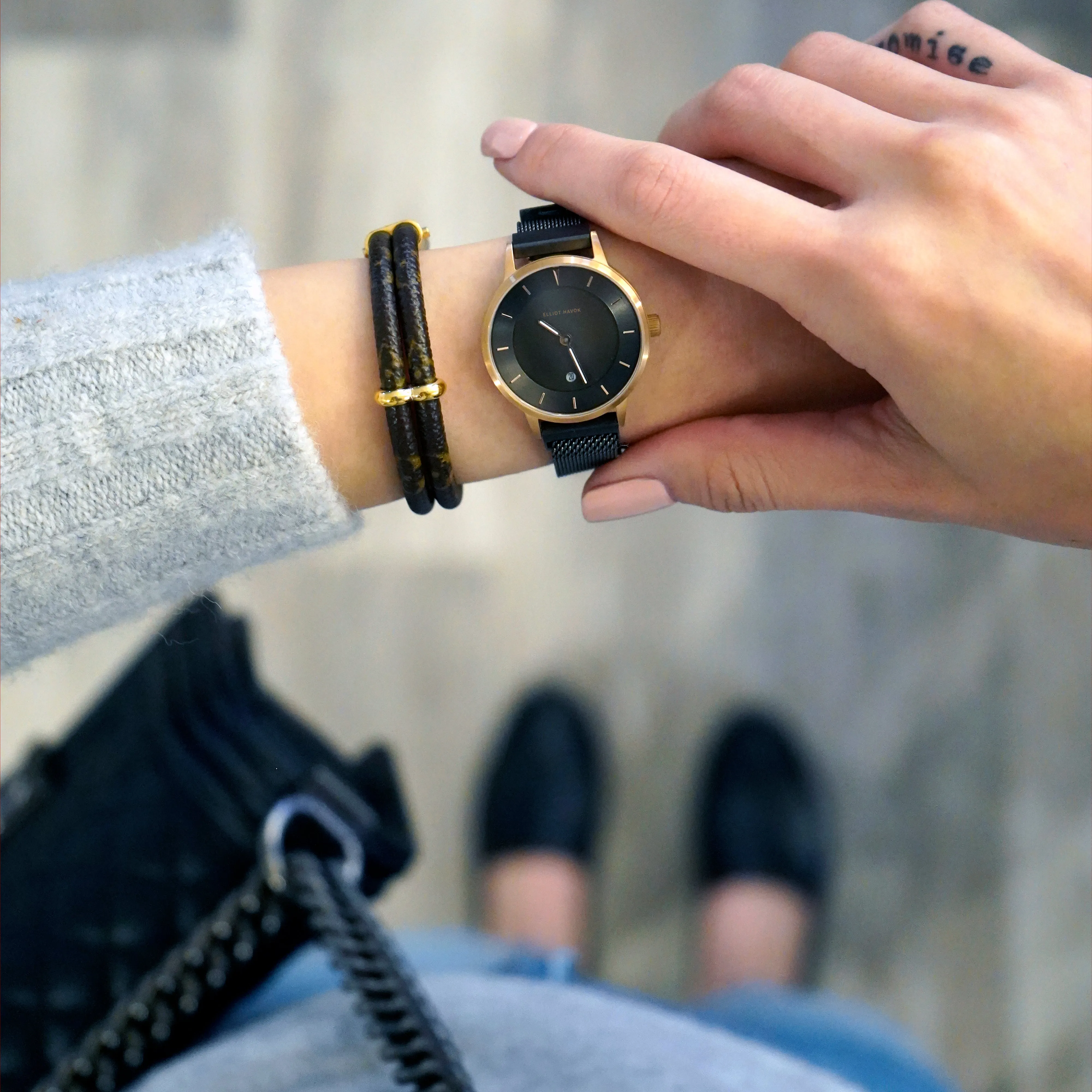 Elliot Havok - Gunmetal Rose Minimalist Mesh - 30mm
