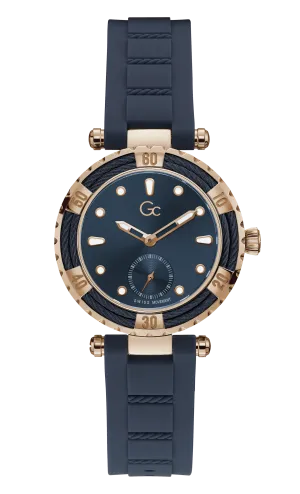 GC Ladies Wrist Watch Blue - Y41006L7Mf