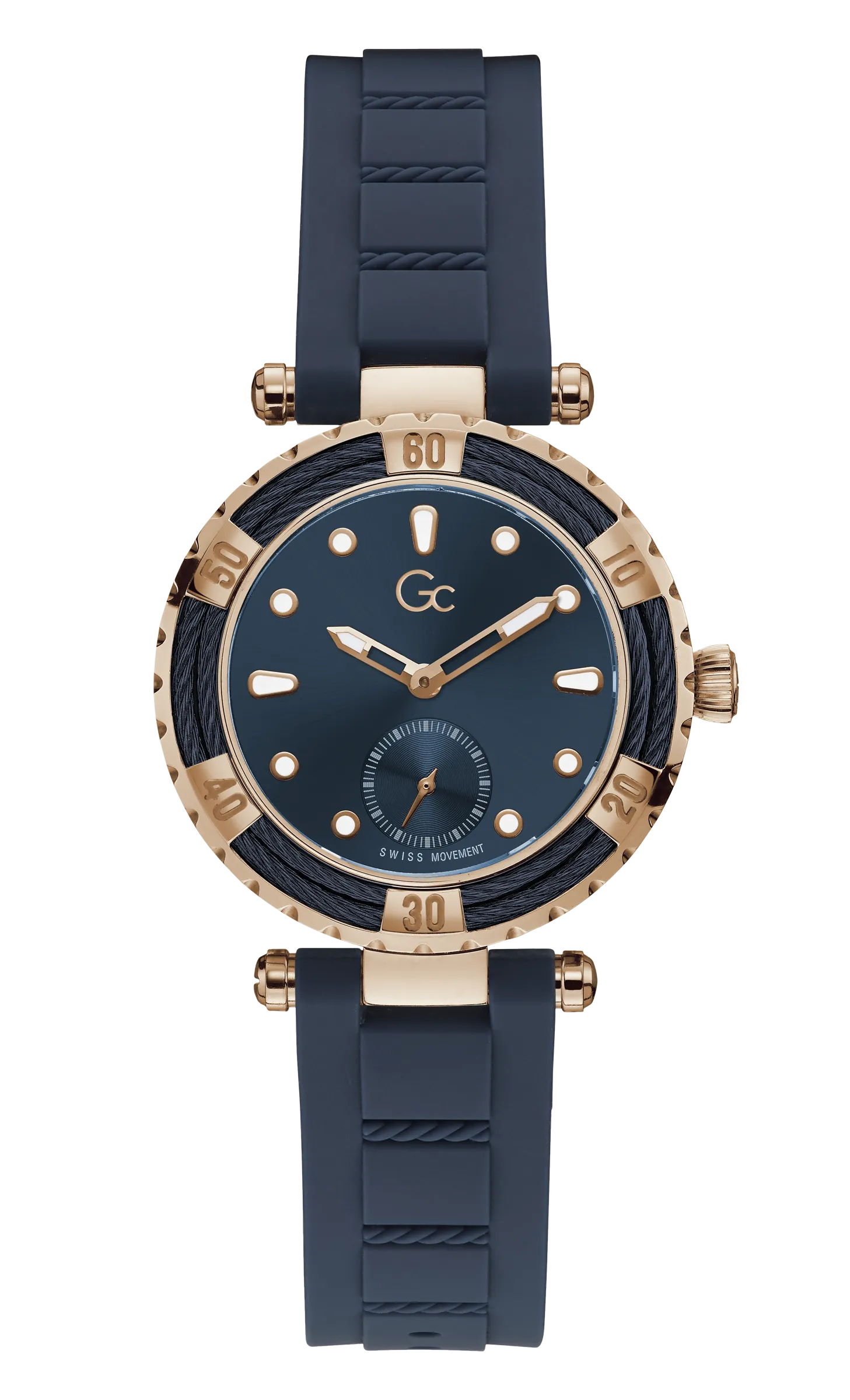 GC Ladies Wrist Watch Blue - Y41006L7Mf