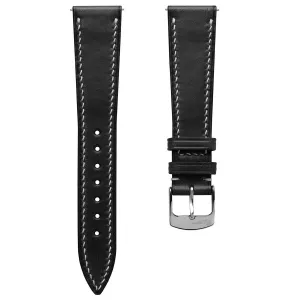 Genuine Horween Chromexcel® Watch Strap - Black