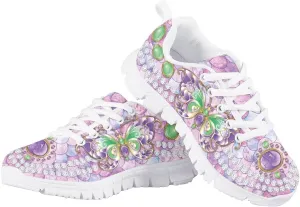 Girls Cute Sneakers Kids Running Shoes Casual Lightweight Walking Shoes for Little Girls Sport Wear