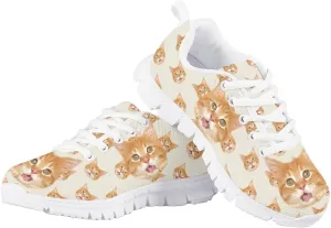 Girls Cute Sneakers Kids Running Shoes Casual Lightweight Walking Shoes for Little Girls Sport Wear