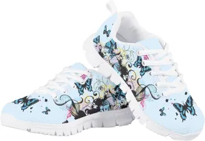 Girls Cute Sneakers Kids Running Shoes Casual Lightweight Walking Shoes for Little Girls Sport Wear