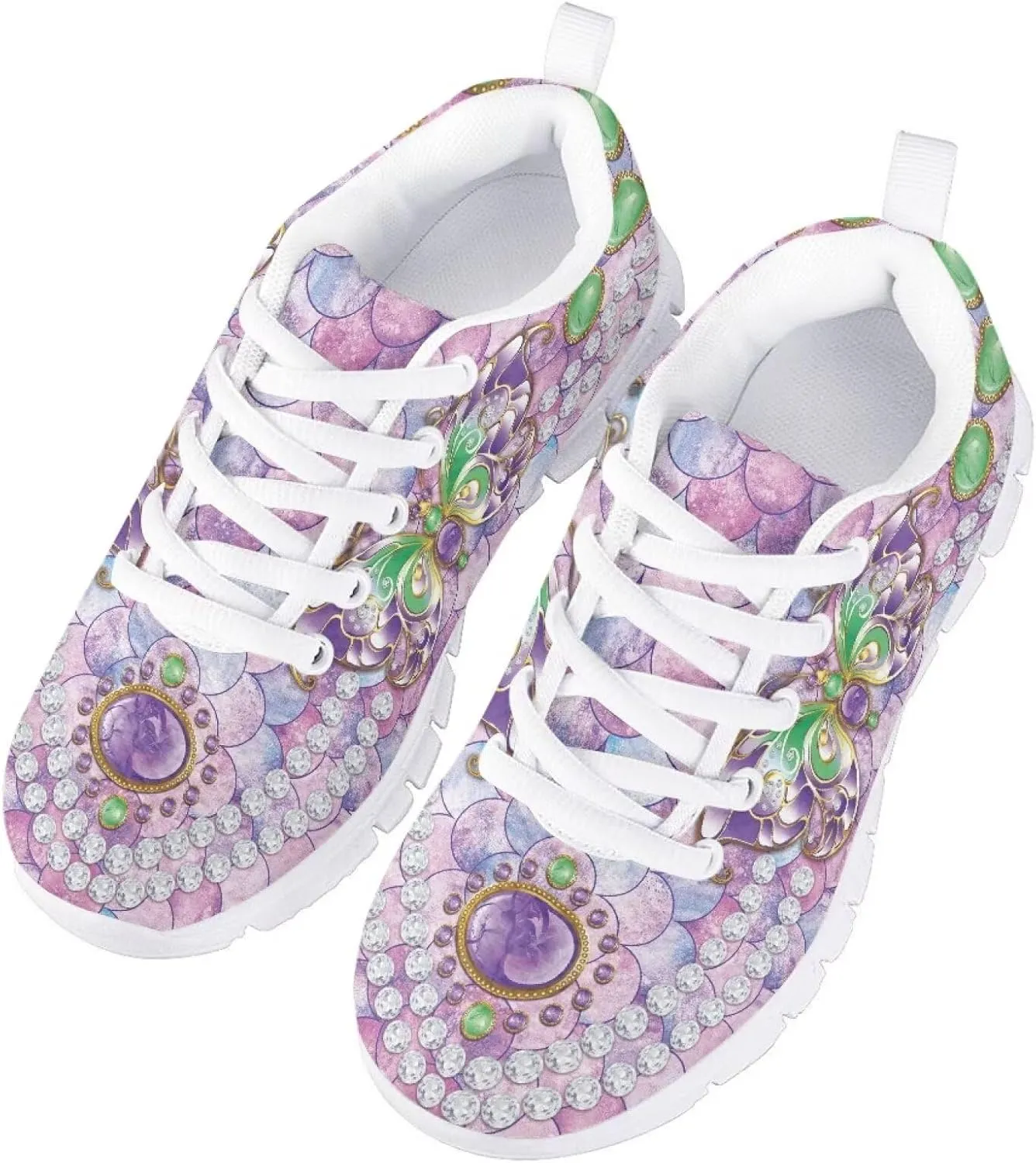 Girls Cute Sneakers Kids Running Shoes Casual Lightweight Walking Shoes for Little Girls Sport Wear