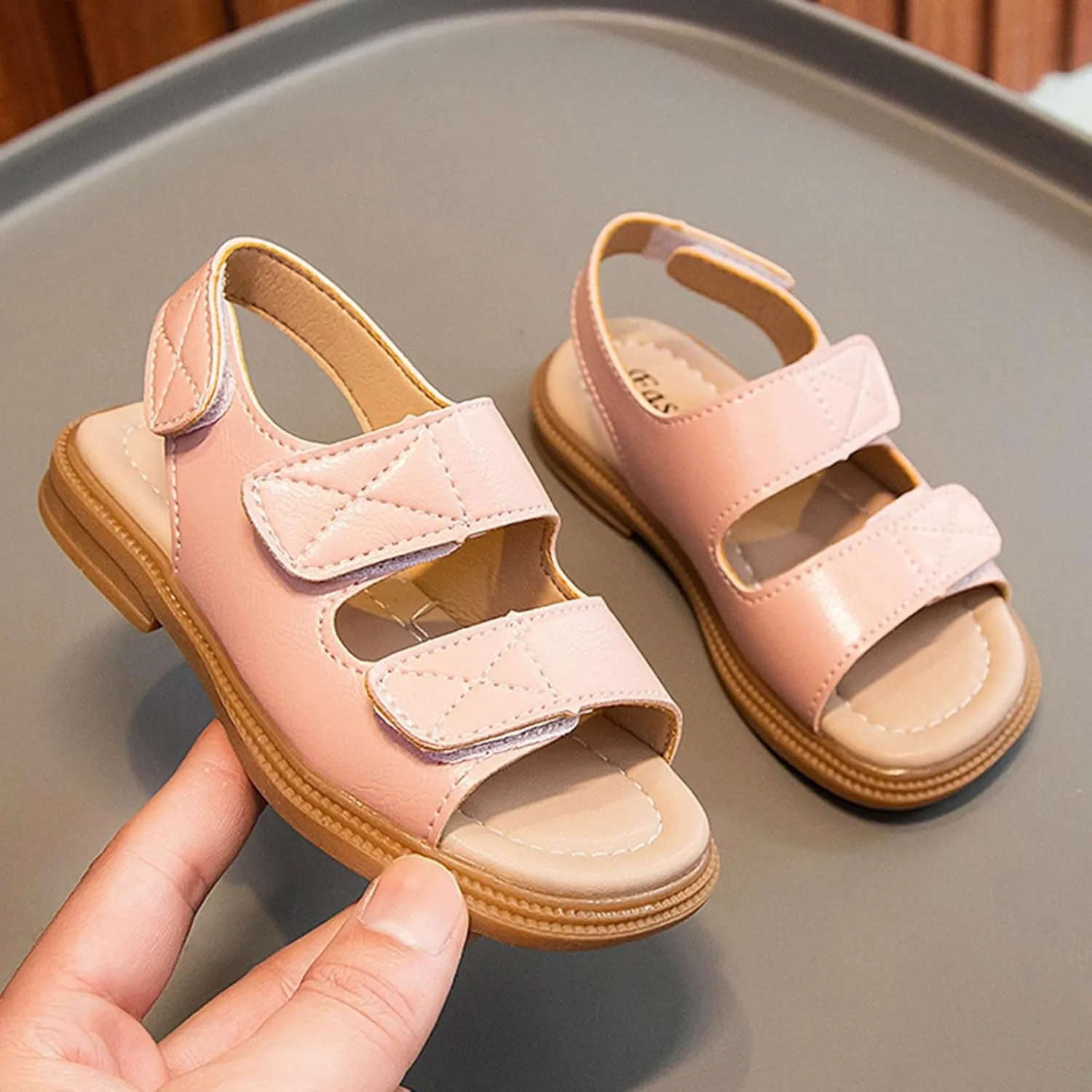 Girls Flower Sandal Kids' Sandals Summer Girls' Big Kids' Beach Shoes Princess Soft Soled Casual Shoes For Boys' Babies Open Toes Flat For Toddler