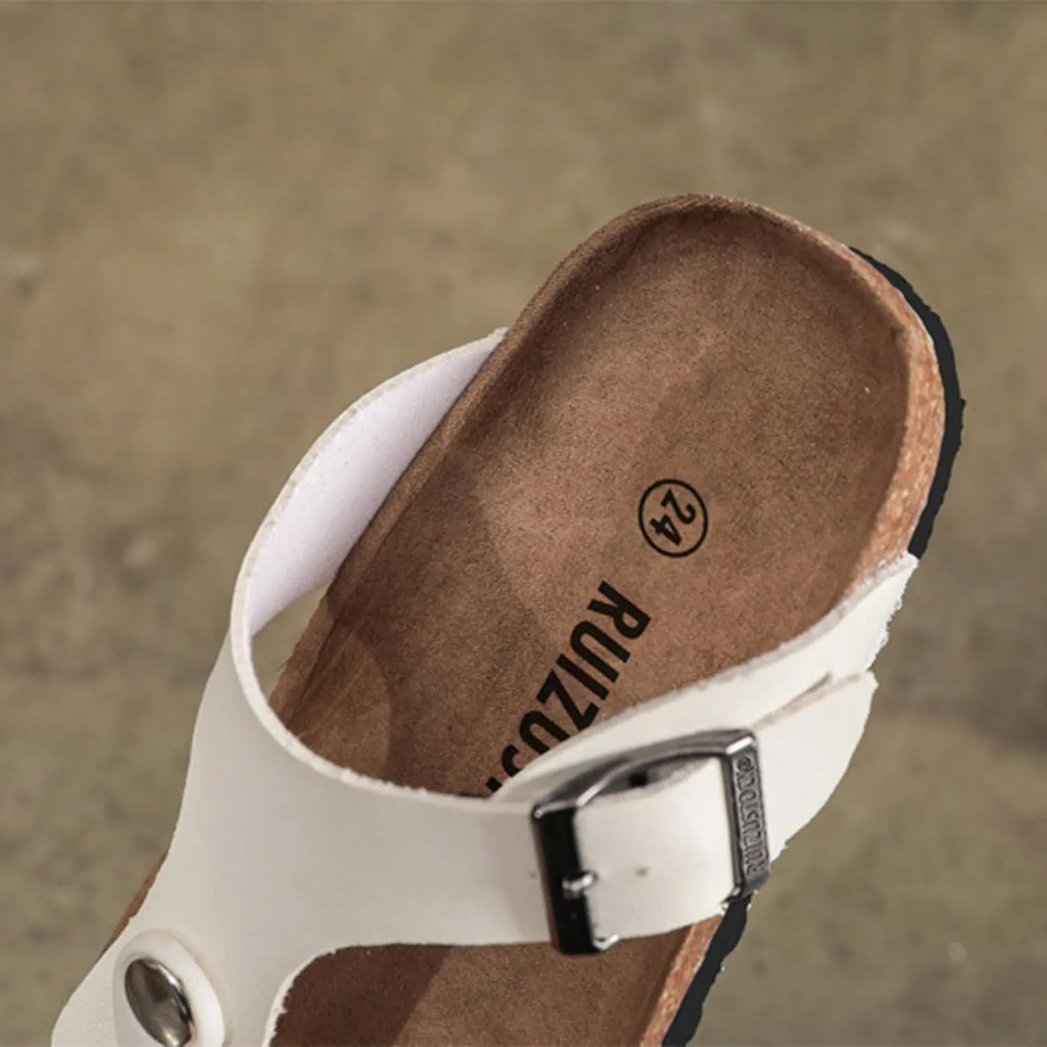 Girls Sandals for Big Kid Spring And Summer Children's Boys And Girls Cork Flip Flops Shoes Glossy Slippers Slippers A Word Drag Flip Flops Beach Korean Feet