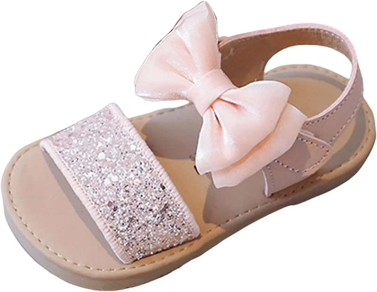 Girls Sandals Summer New Korean Edition Solid Color Open Toed Beach Shoes Girls Sandals Little Girl Sandles