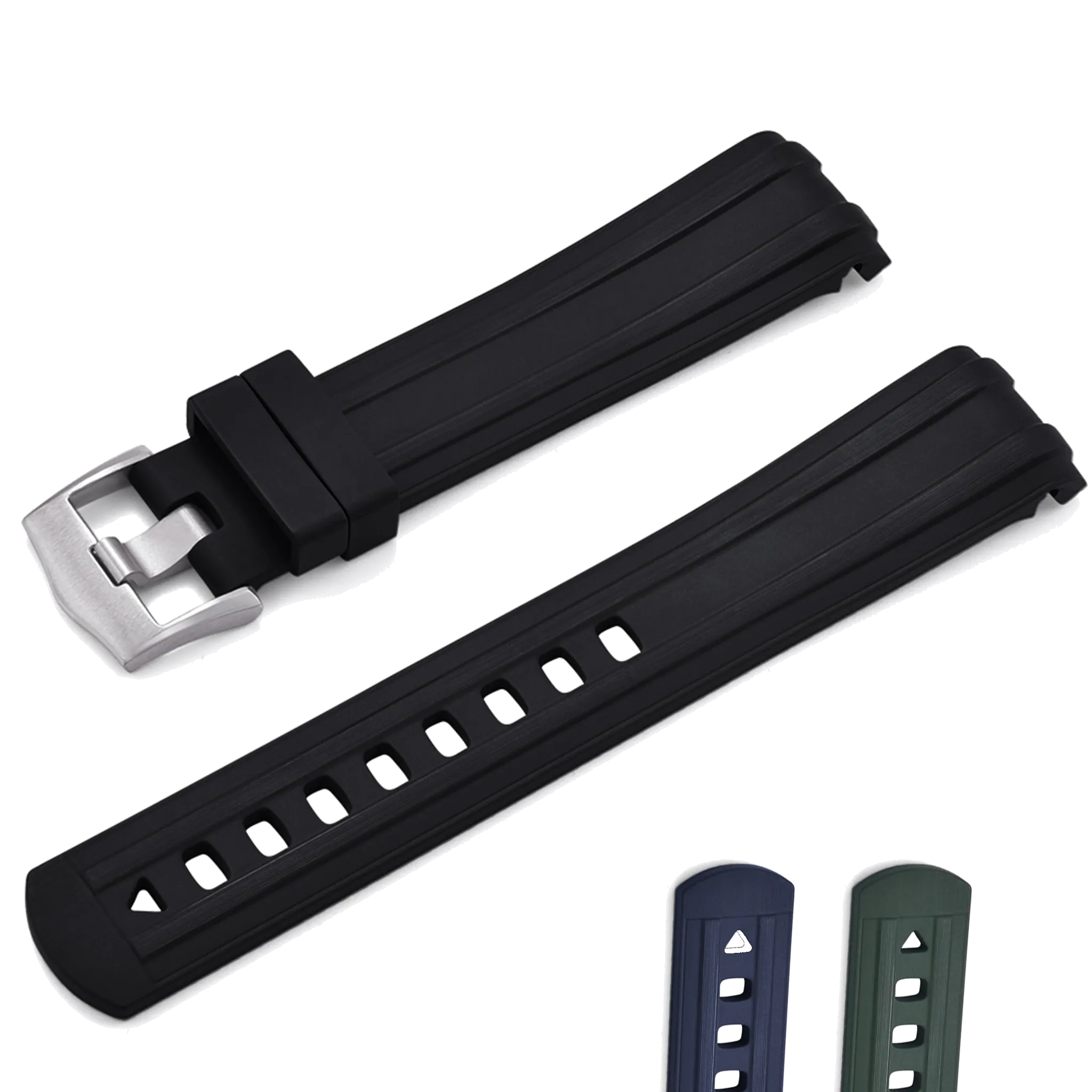 Halifax Watch Bands - SMP300 Style FKM Rubber Strap
