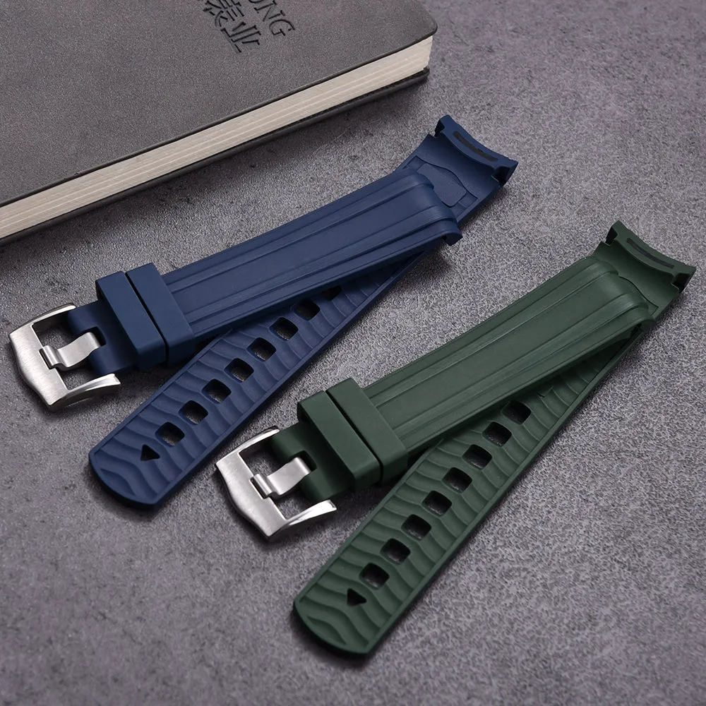 Halifax Watch Bands - SMP300 Style FKM Rubber Strap