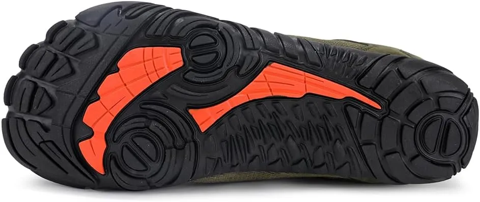 Hike Barefoot Shoes for Winter Autumn Footwear, Minimalist Barefoot Shoes for Men Women Wide Toe Zero Drop Athletic Hiking and Trail Running Shoe