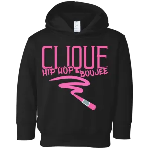 Hip Hop & Boujee's 'Lipstick Retro' Toddler Hoodie