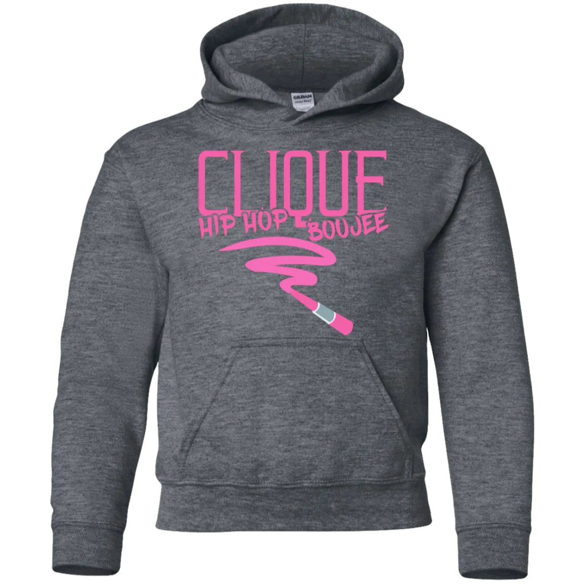 Hip Hop & Boujee's 'Lipstick Retro' Youth Pullover Hoodie