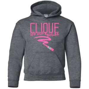 Hip Hop & Boujee's 'Lipstick Retro' Youth Pullover Hoodie