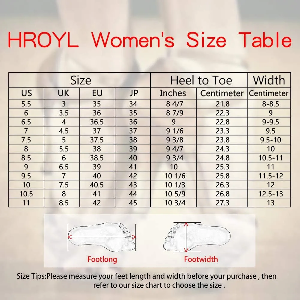 HROYL Women Latin Dance Shoes with Mesh Rhinestone Salsa Performence Practice Ballroom Dancing Heels,YCL373508