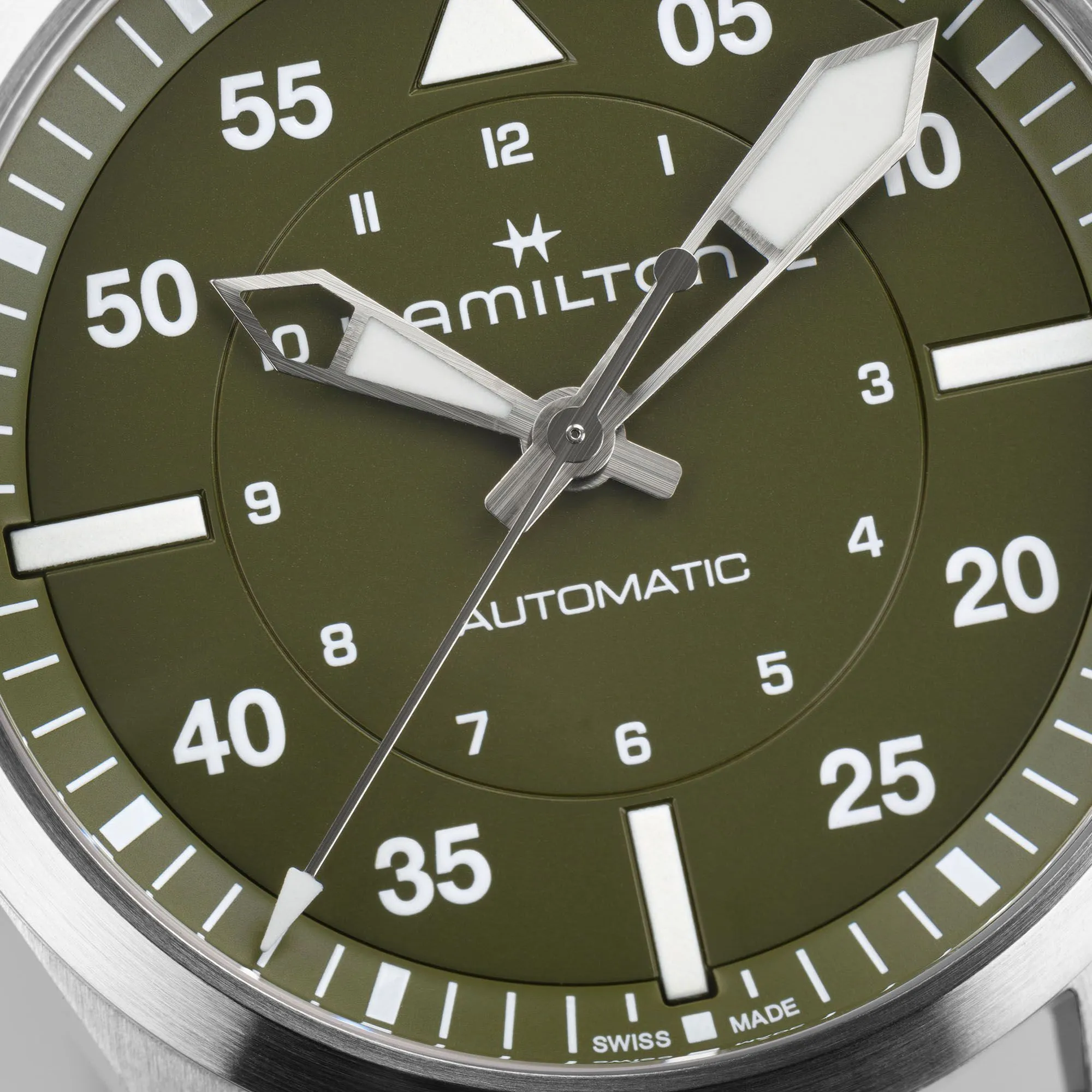 Khaki Aviation Pilot Auto 39mm H76305560