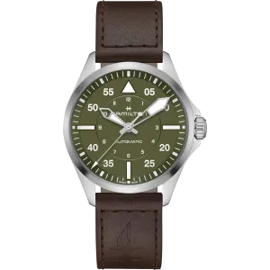 Khaki Aviation Pilot Auto 39mm H76305560