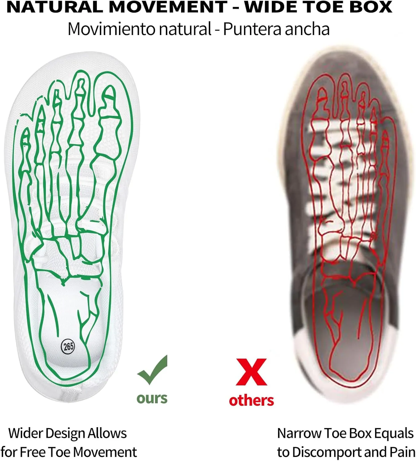Limberun Barefoot Shoes: Women's Wide Toe Box Minimalist Zero Drop Walking Flats - Black