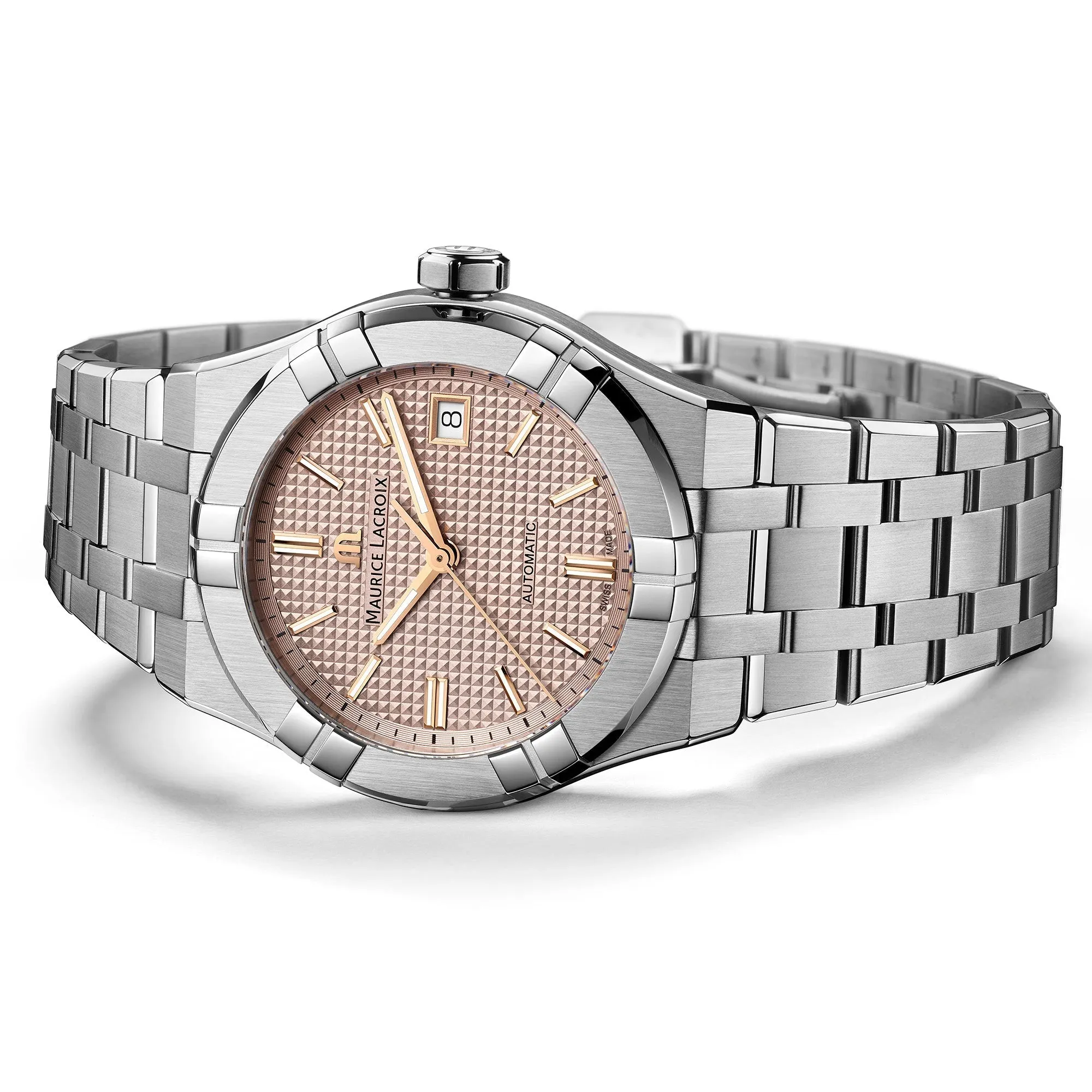 Maurice Lacroix Men's Brown Aikon Automatic Watch AI6007-SS002-731-1