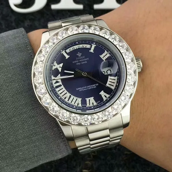 Men's Gold Stainless Steel Wristwatches