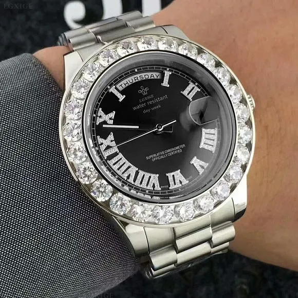 Men's Gold Stainless Steel Wristwatches