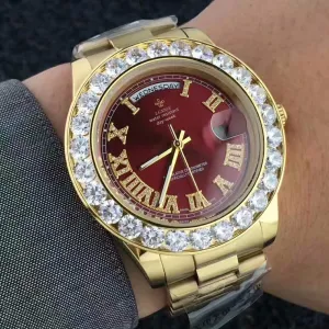 Men's Gold Stainless Steel Wristwatches