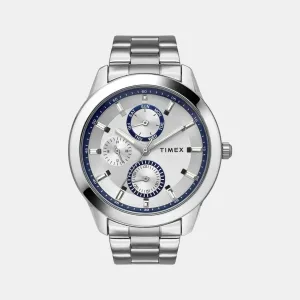Men's Silver Analog Stainless Steel Watch TWEG18506