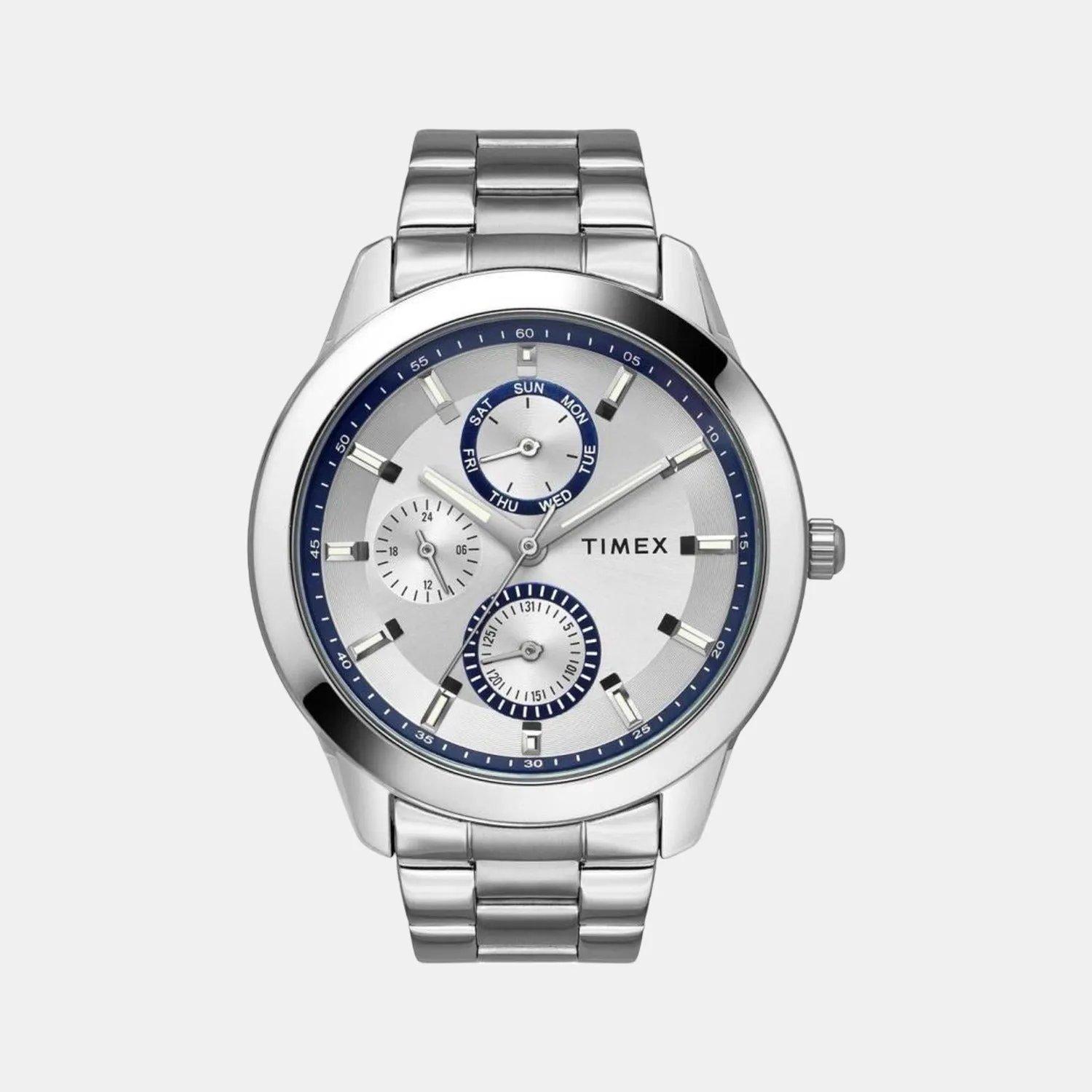 Men's Silver Analog Stainless Steel Watch TWEG18506