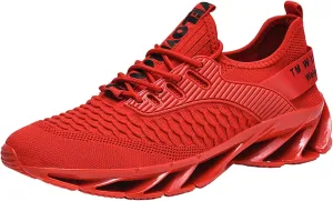 Mens Slip On Sneakers Height Boosting Shoes for Men Walking Shoes Non Slip Breathable Knit On Sneakers