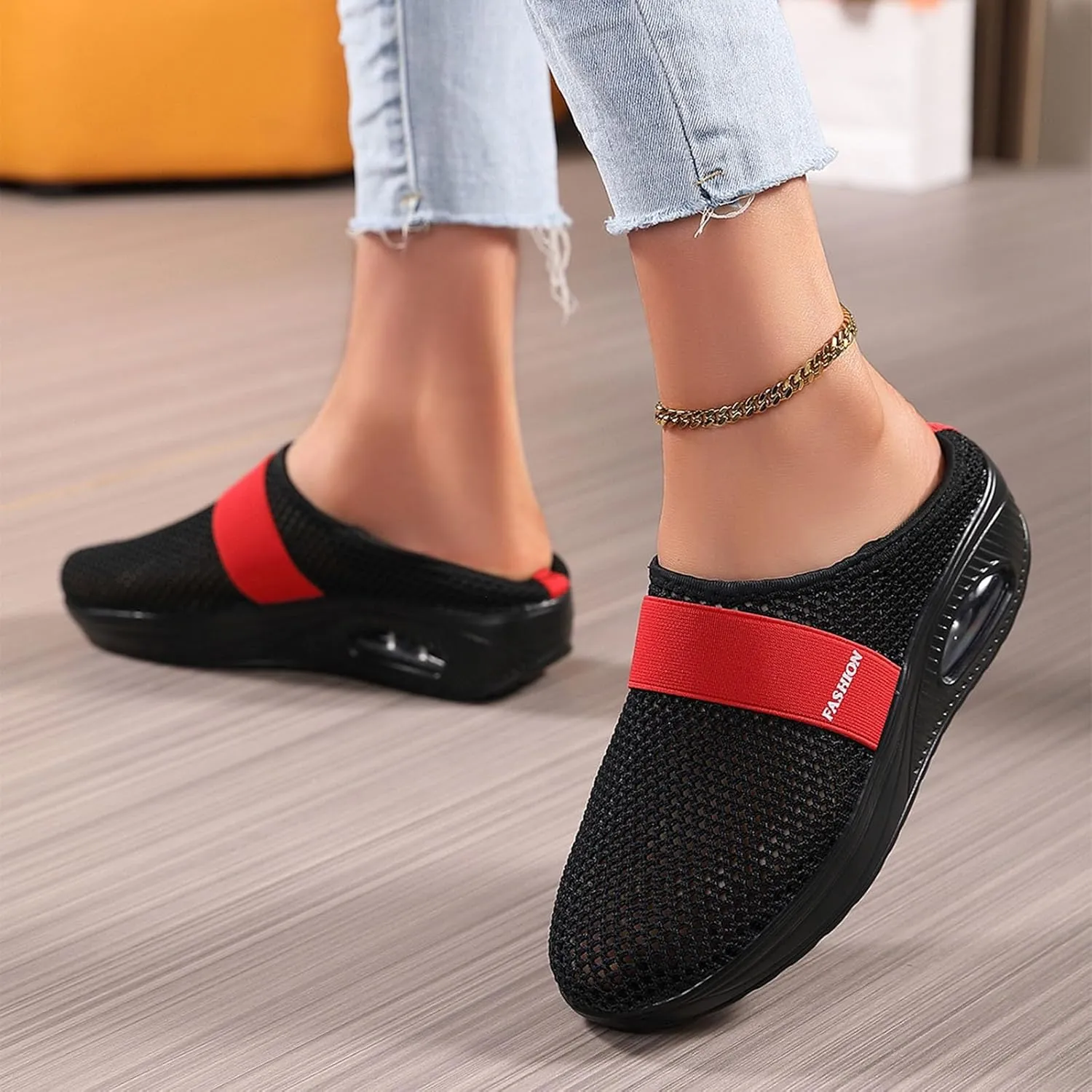 Men's Sneakers Womens Slip On Shoes Work Non Slip Sneakers Walking Shoes