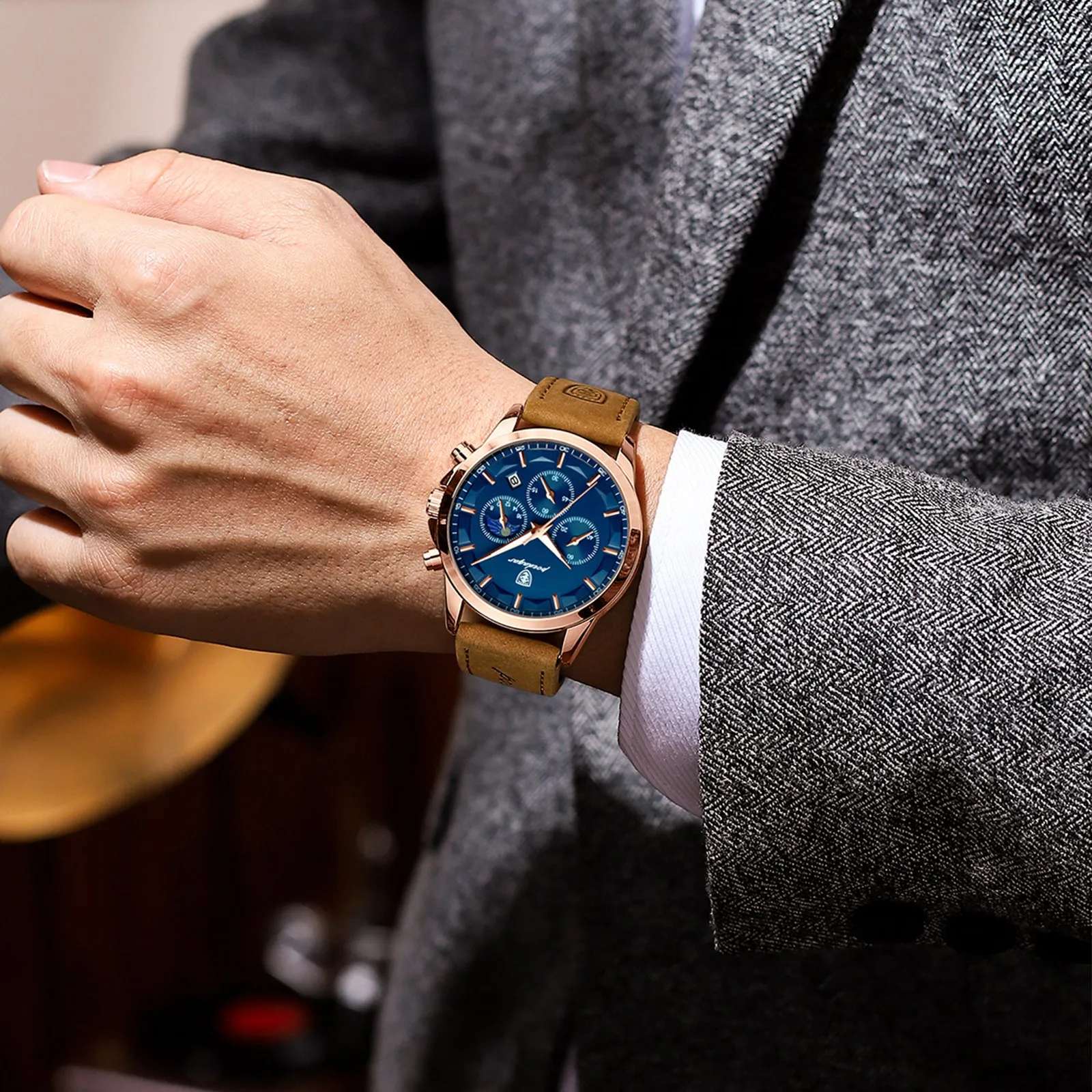 Mens Waterproof Quartz Watch - Perfect Gift