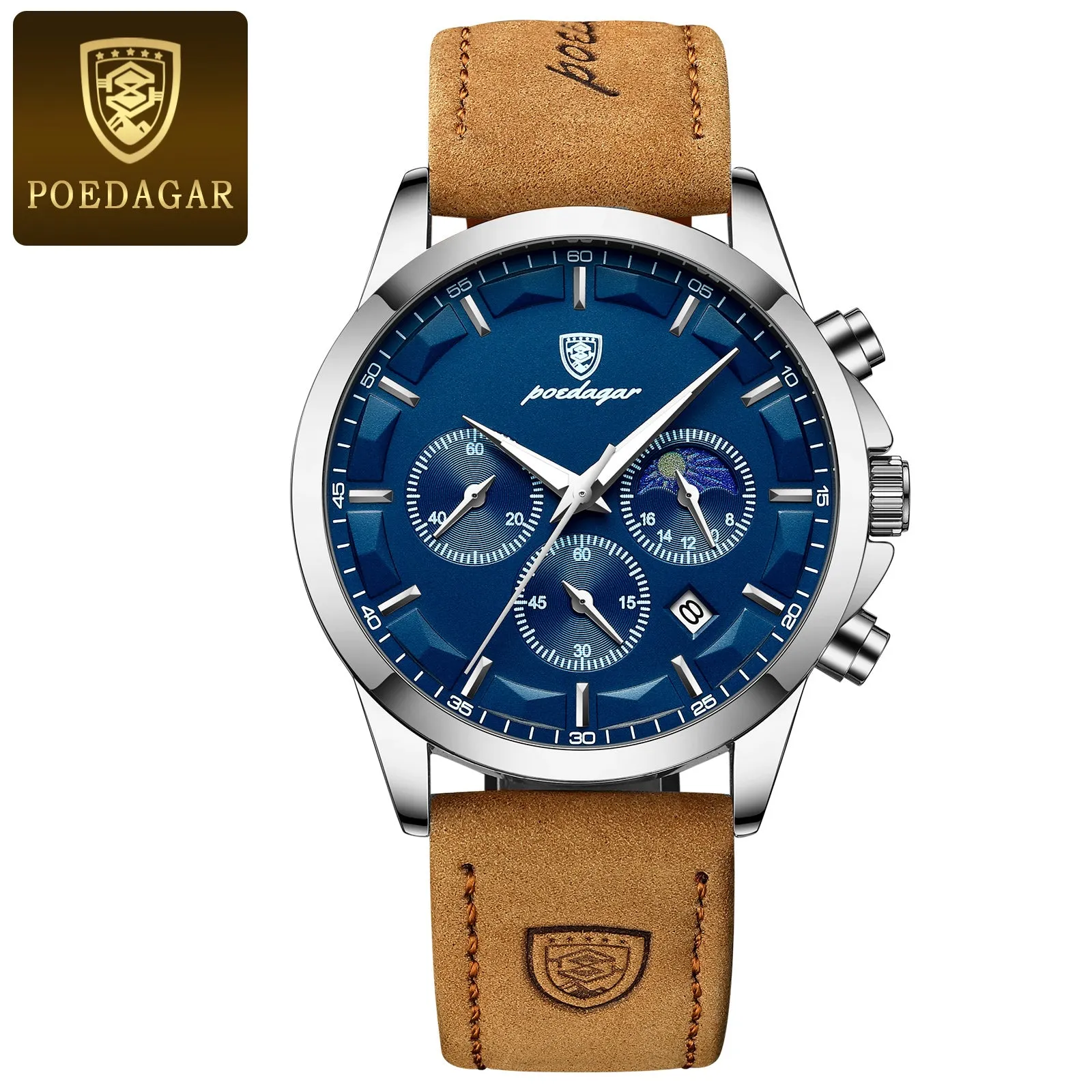 Mens Waterproof Quartz Watch - Perfect Gift