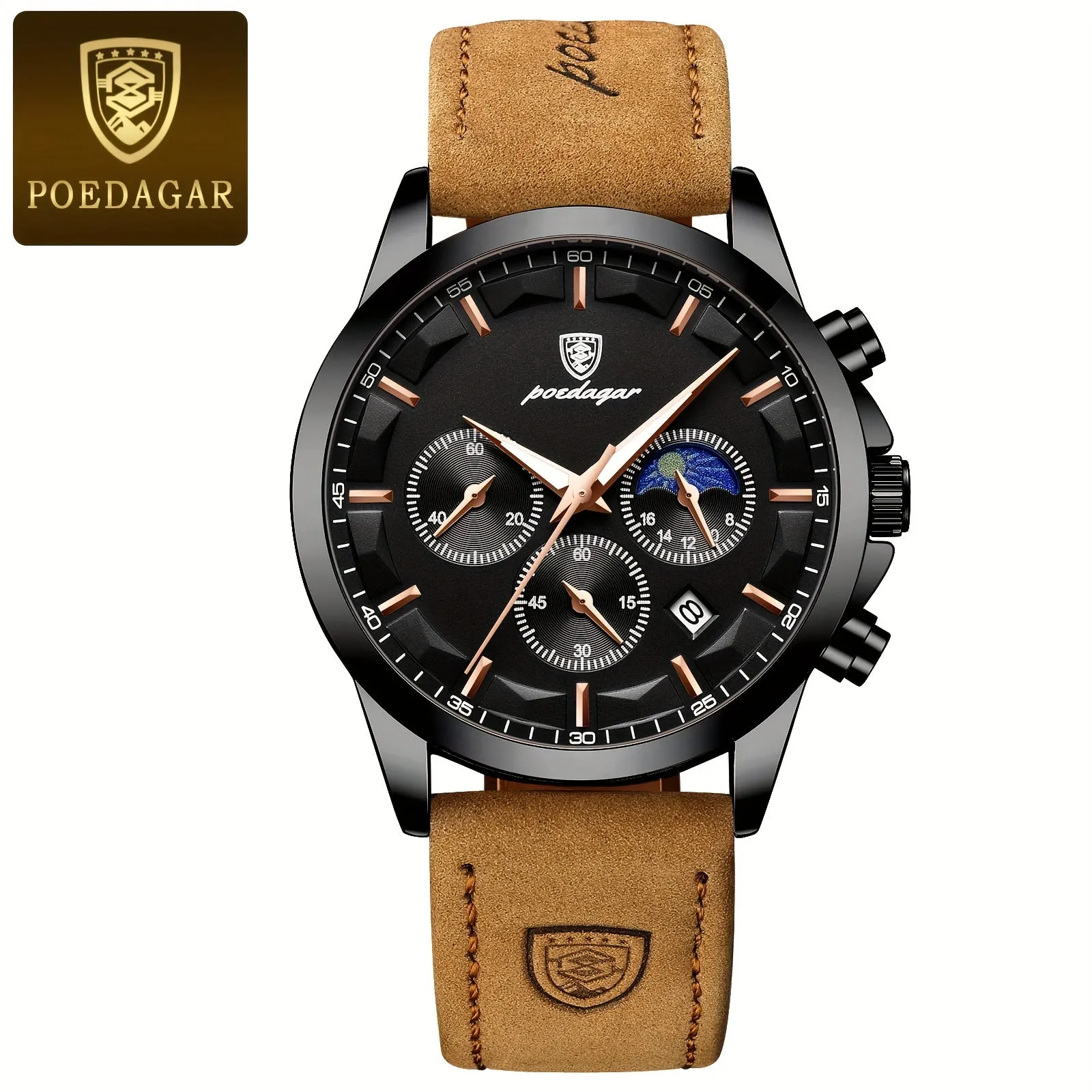 Mens Waterproof Quartz Watch - Perfect Gift