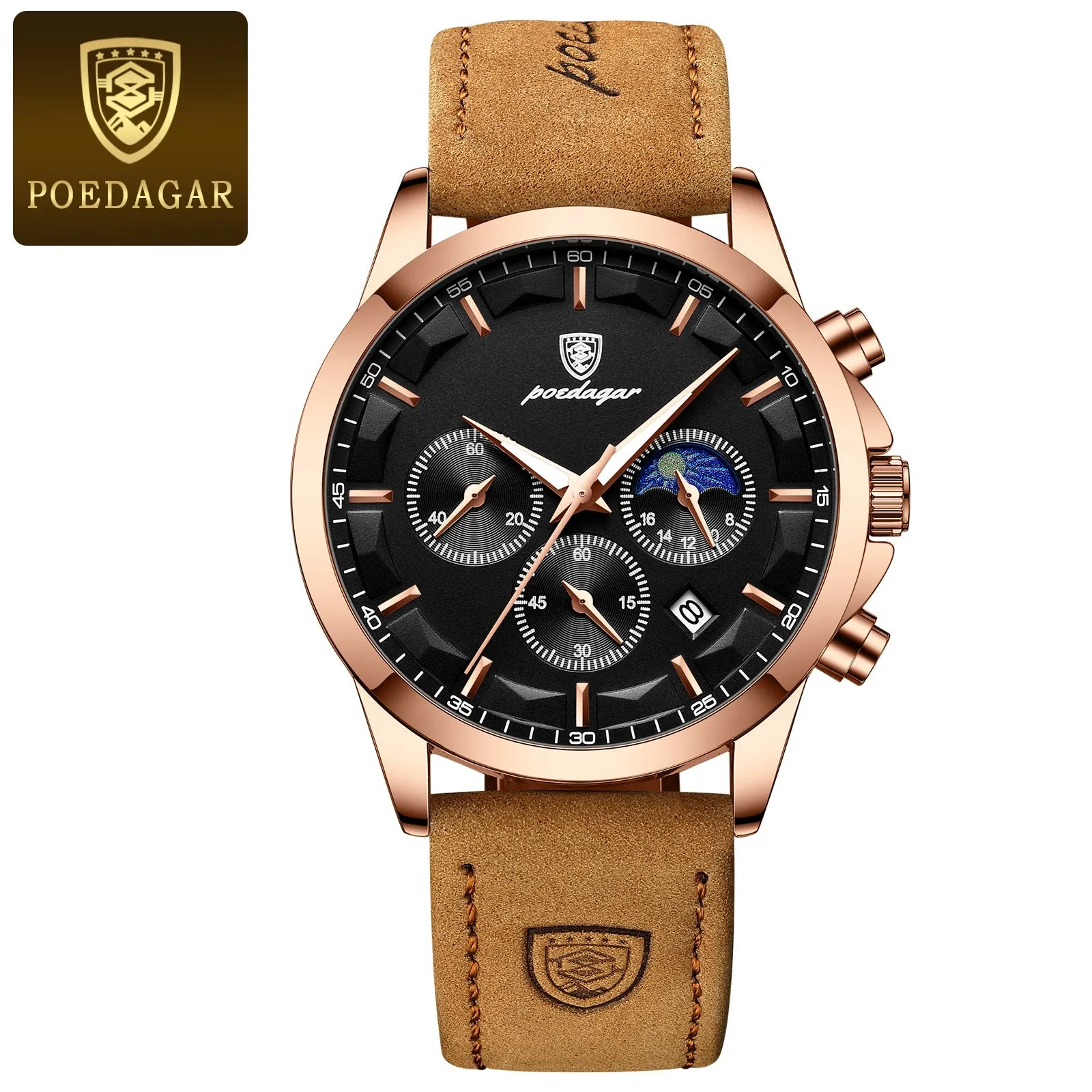 Mens Waterproof Quartz Watch - Perfect Gift