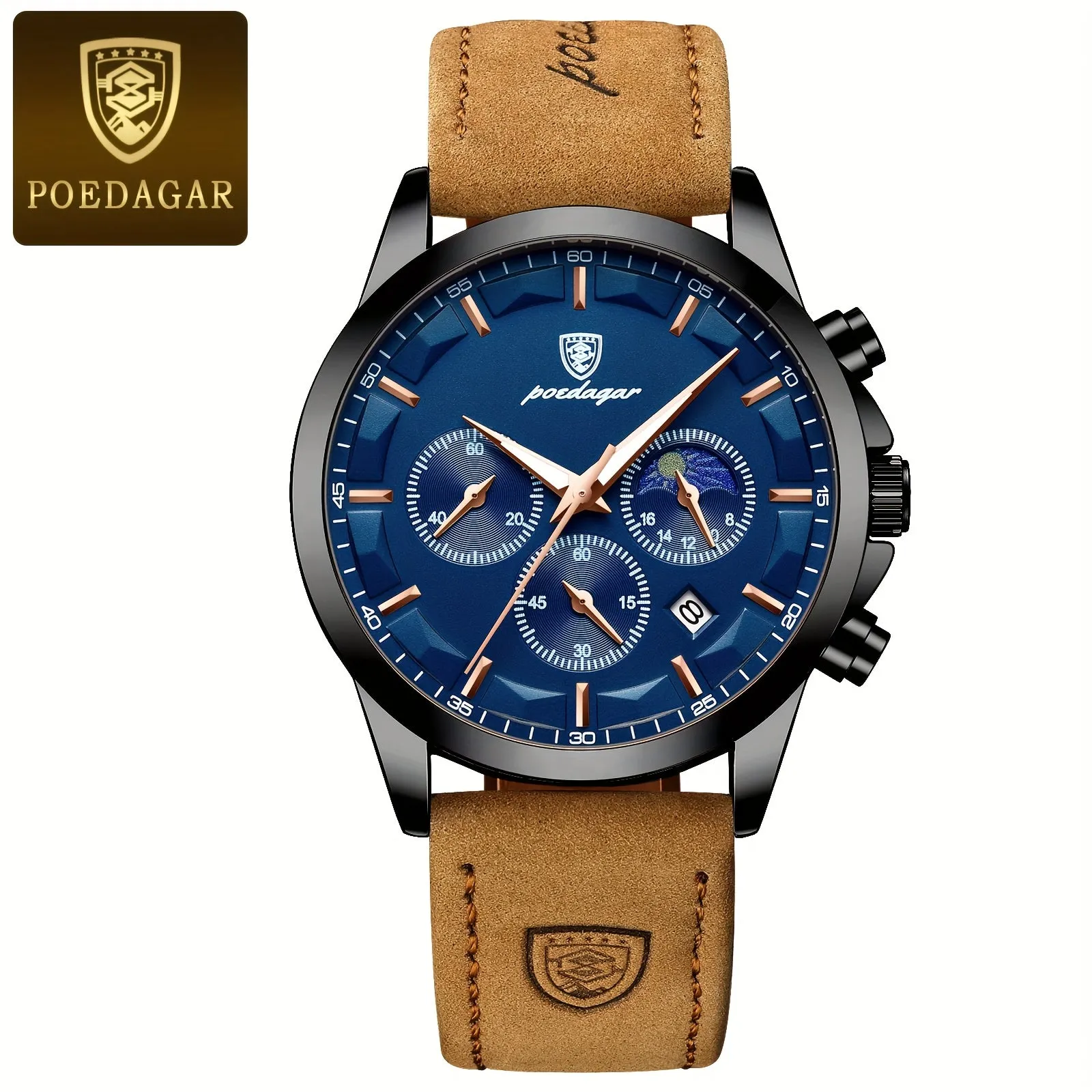 Mens Waterproof Quartz Watch - Perfect Gift
