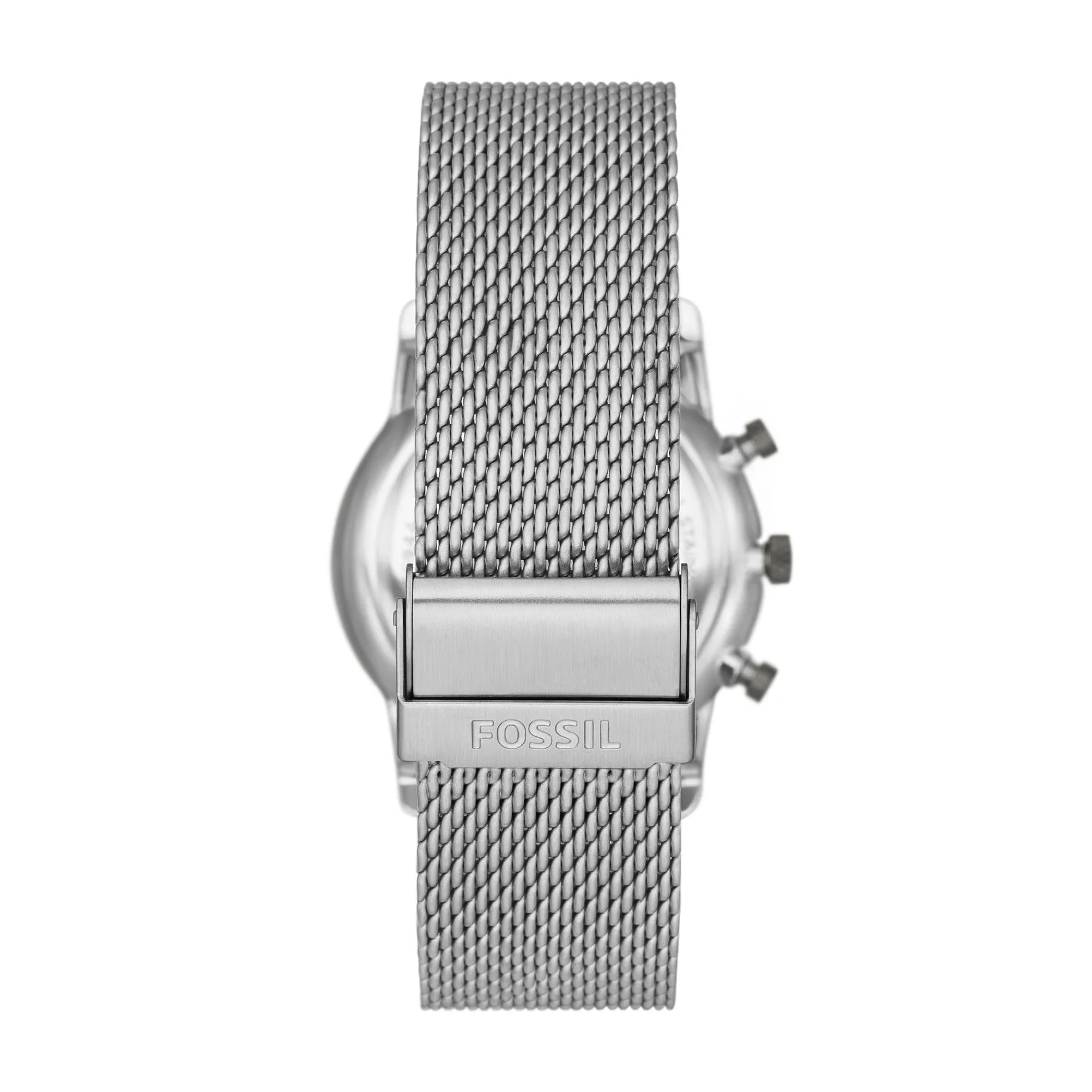 Minimalist Chronograph Stainless Steel Mesh Watch