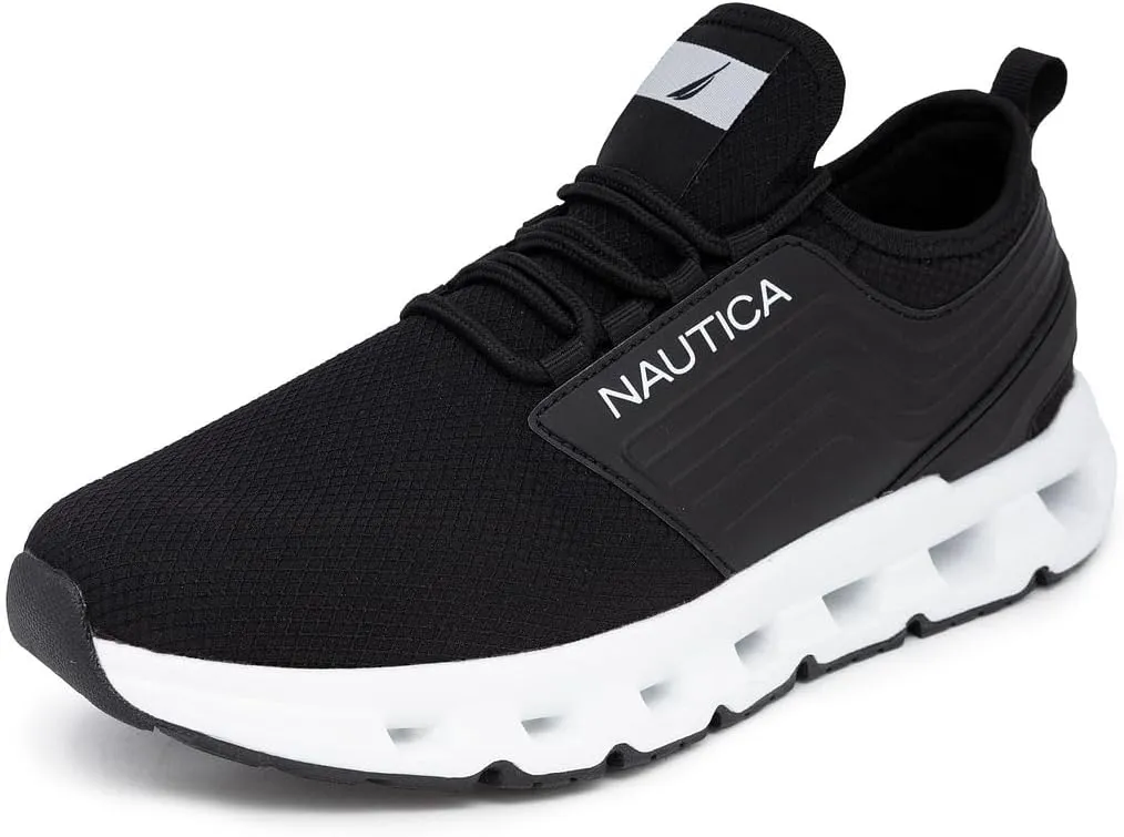 Nautica Mens Running Sneakers Sport Fashion Lace-Up Athletic Soft Shoes for Gym Tennis Men  Cushioned, Breathable, Lightweight & Comfortable