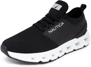 Nautica Mens Running Sneakers Sport Fashion Lace-Up Athletic Soft Shoes for Gym Tennis Men  Cushioned, Breathable, Lightweight & Comfortable