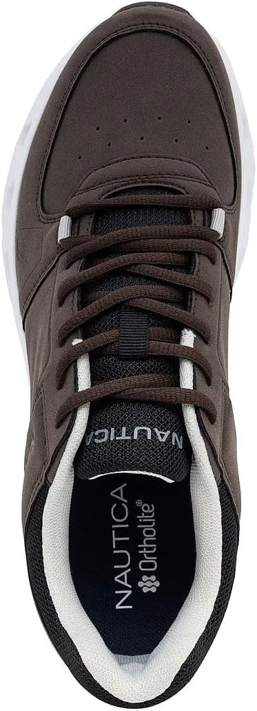 Nautica Mens Running Sneakers Sport Fashion Lace-Up Athletic Soft Shoes for Gym Tennis Men  Cushioned, Breathable, Lightweight & Comfortable