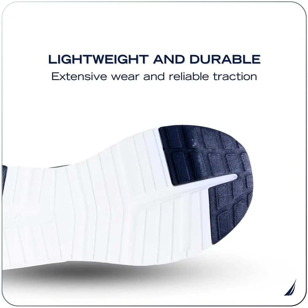 Nautica Mens Running Sneakers Sport Fashion Lace-Up Athletic Soft Shoes for Gym Tennis Men  Cushioned, Breathable, Lightweight & Comfortable