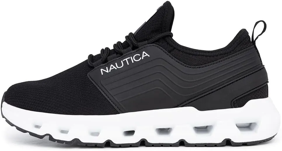 Nautica Mens Running Sneakers Sport Fashion Lace-Up Athletic Soft Shoes for Gym Tennis Men  Cushioned, Breathable, Lightweight & Comfortable
