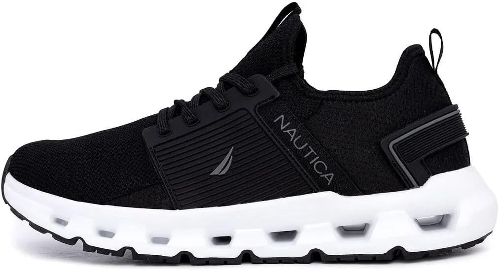 Nautica Mens Running Sneakers Sport Fashion Lace-Up Athletic Soft Shoes for Gym Tennis Men  Cushioned, Breathable, Lightweight & Comfortable