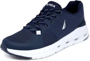 Nautica Mens Running Sneakers Sport Fashion Lace-Up Athletic Soft Shoes for Gym Tennis Men  Cushioned, Breathable, Lightweight & Comfortable