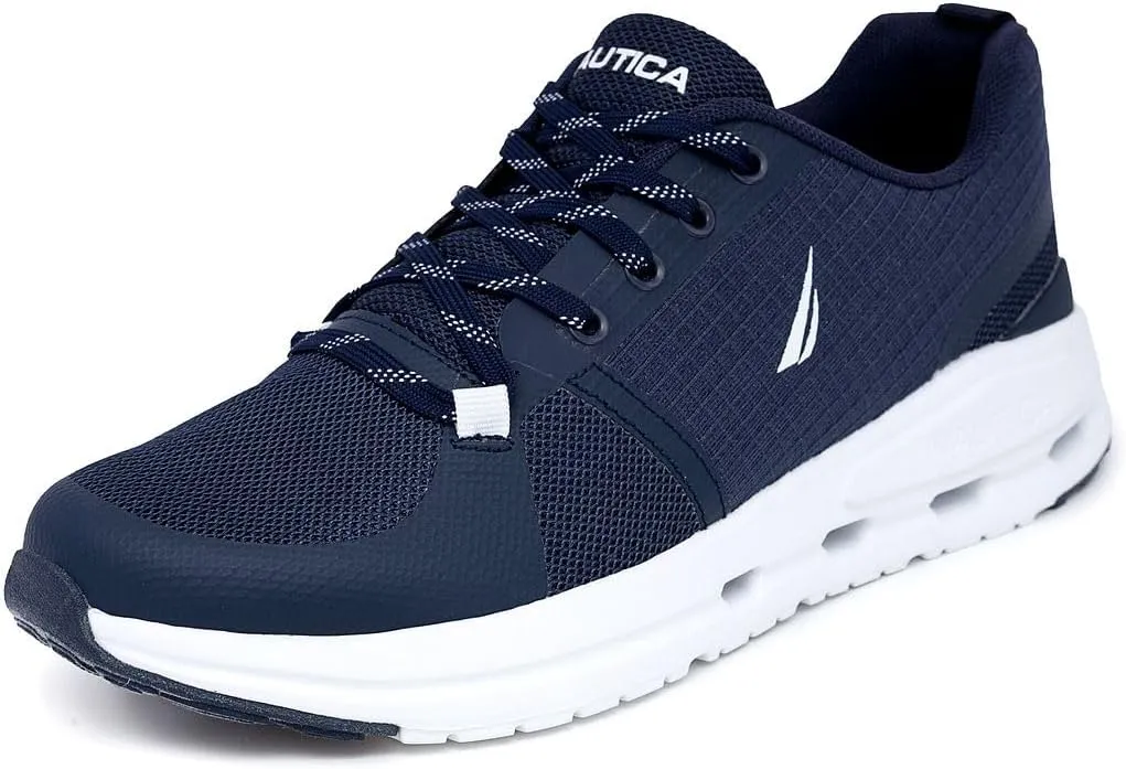 Nautica Mens Running Sneakers Sport Fashion Lace-Up Athletic Soft Shoes for Gym Tennis Men  Cushioned, Breathable, Lightweight & Comfortable