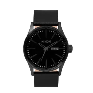Nixon Sentry Leather - All Black