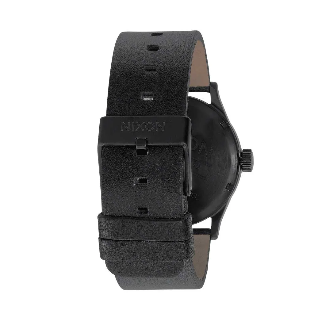 Nixon Sentry Leather - All Black